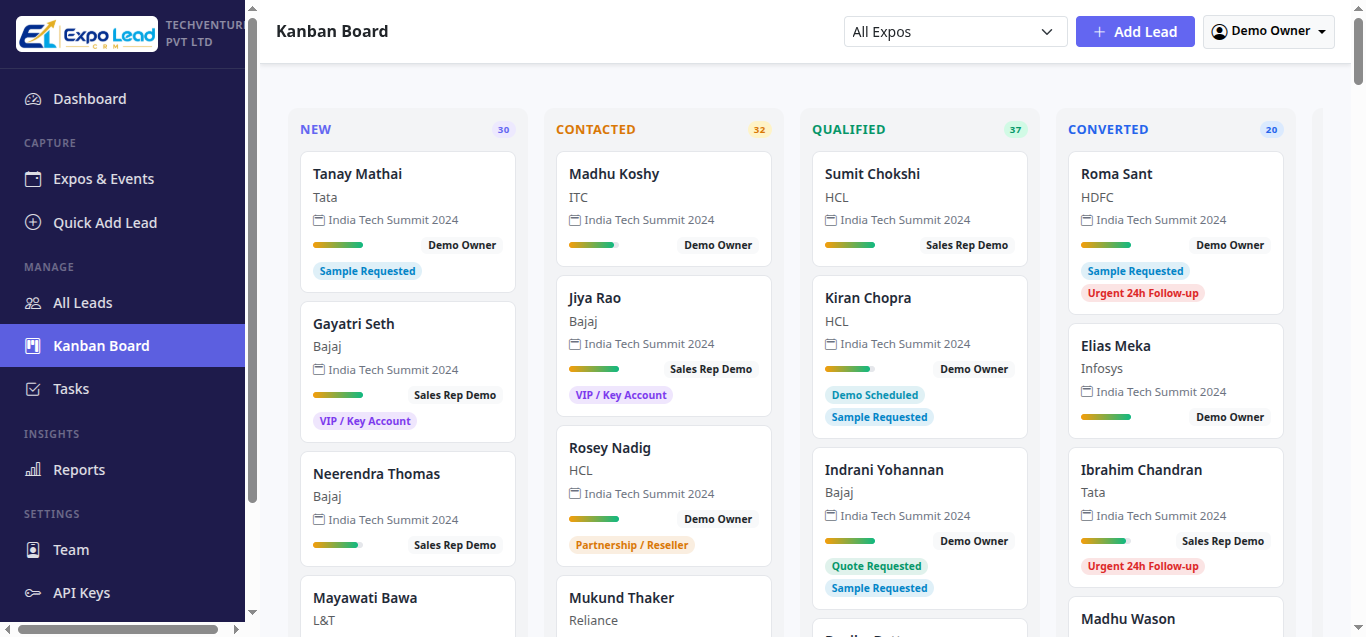 Live Seeded Kanban Board Banner